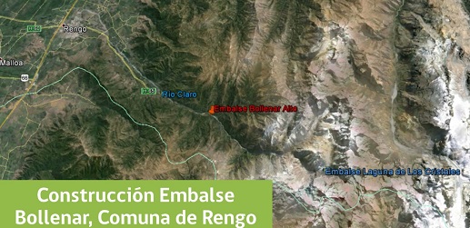 Proyecto Embalse Bollenar, comuna de Rengo
