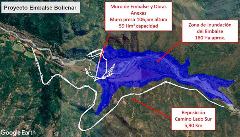 CORE aborda proyecto de Embalse Bollenar que busca combatir la sequía y fortalecer la agricultura local